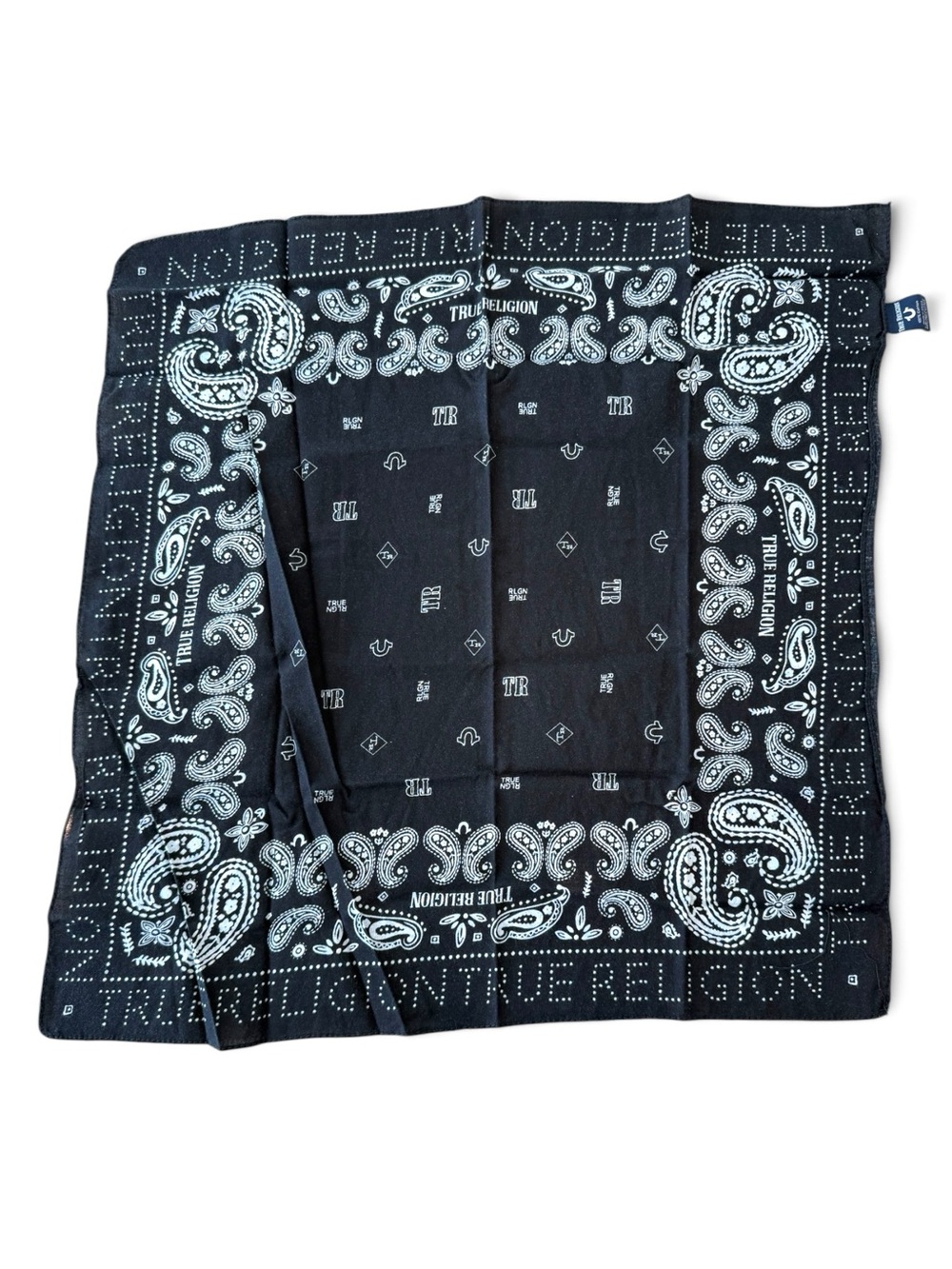 TRUE RELIGION Bandanna in Black